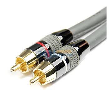 CE-LINK 2042 音频连接线 双莲花音频线 增强版 2M（灰色）