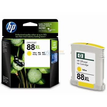 惠普（HP）88XL 黄色墨盒（C9393A）（适用HP Officejet Pro K5400dn/K8600 L7580/L7590）