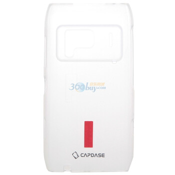 卡登仕（CAPDASE) 诺基亚（NOKIA）N8 玲珑硅胶套 保护套+保护膜（白色）