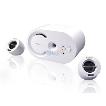 索尼（SONY） SRS-D25 炫彩缤纷2.1多媒体音箱 白色