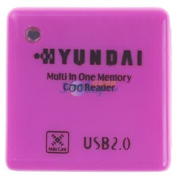 韩国现代（HYUNDAI）HY-CR803 紫色 高集成多合一 高速读卡器