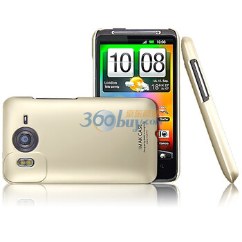 艾美克（IMAK）超薄钛金彩壳 适用于HTC Desire HD A9191（金色）