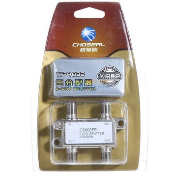 秋叶原有线电视一分三配器（5-900MHz带宽）YF4032N