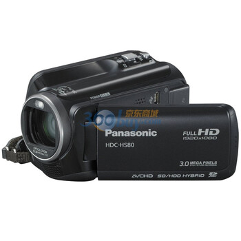 松下（Panasonic） HDC-HS80GK数码摄相机 黑色