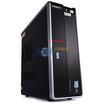清华同方（TongFang）精锐X5-B202 台式主机（双核E6600 2G 500G 1G独显 DVD 键鼠 三年上门服务）