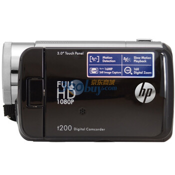 HP 惠普  T200 高清闪存摄像机（黑色）