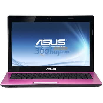 华硕（ASUS）A43EB95E-SL 14.0 英寸笔记本电脑（B950 2G 320G 核芯显卡 DOS 粉色）
