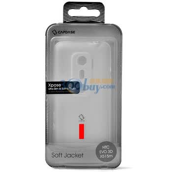 卡登仕（CAPDASE）玲珑套（透白）手机保护套系列 适用于HTC EVO 3D (X515m) G17