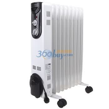先锋（singfun) 9片电热油汀 DS6119 600W/1000W/1600W三档可调