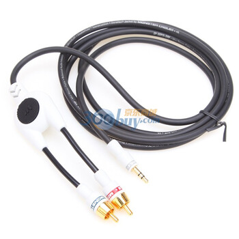 魔声（Monster）IC IP-2M iPod/MP3播放器3.5mm接口转RCA接口线 2米 #114115