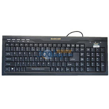 本手（BASIC）K801黑金刚 USB迷你小键盘 黑色