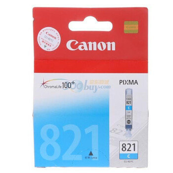 佳能（Canon）CLI-821C 青色墨盒（适用于PIXMA iP4680 3680 4760 MP545 558 568 638 648 MX868）