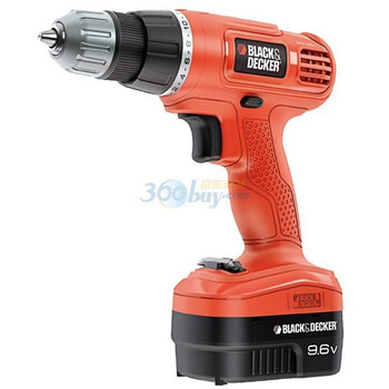百得（black decker）EPC96 9.6V充电钻套装