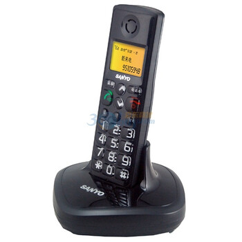 三洋（SANYO ）TEL-DA600 2.4G 数字无绳电话机 全中文菜单（典雅黑）
