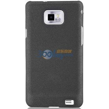 ESR 三星Galaxy S2 i9100 超薄磨砂炫彩保护壳（黑色）赠透明保护贴膜