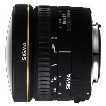 适马（SIGMA）8mm F3.5 EX DG CIRCULAR FISHEYE自动对焦圆形鱼眼镜头（尼康卡口）