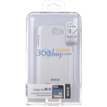 洛克（ROCK）Samsung三星 i8150 T679 Galaxy W nakedshell裸壳 轻彩系列（白色）
