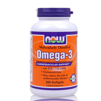 美国NOW诺奥 Omega-3深海鱼油软胶囊 1.4g*200粒（原装进口）