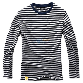 AK男装秋季新品 海魂长袖T恤衫C100018 蓝色 XXL