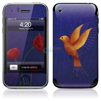 ideaSkin 苹果apple iPhone 3G/3GS 蜂鸟 手机外壳保护套贴膜全身贴 ABRA750479