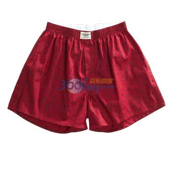 Giordano佐丹奴 内衣裤 男百搭舒适平脚内裤 01171539 红色 XL