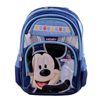 迪士尼/Disney CL-M0408 米奇双肩学生书包/减负书包 两色可选 深蓝色