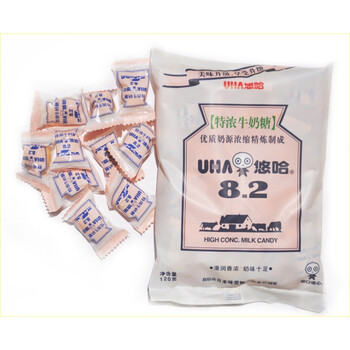悠哈 特浓牛奶糖 120g/袋*3袋