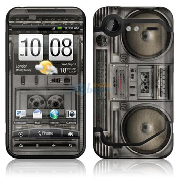 ideaSkin HTC Incredible S / G11 / 惊艳 / S710e 老式收音机 外壳保护套皮贴膜 ENDAVC272006
