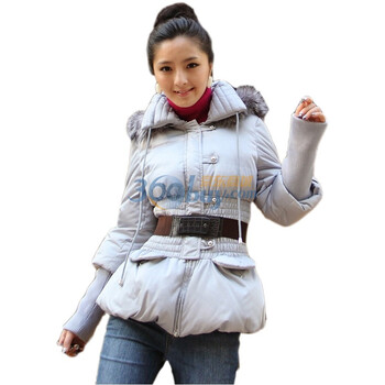 O.SA 冬装新品羽绒服 女 SY00601 灰色 XL