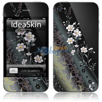 ideaSkin iPhone 4 奢华花束 手机外壳保护套皮贴膜 CJKA010285