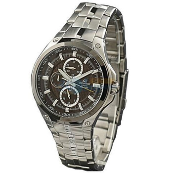 卡西欧(CASIO)EDIFICE系列三眼计时精钢男表EF-326D-5A