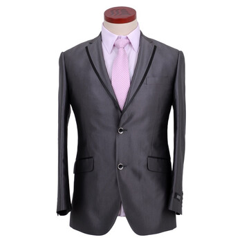 杉杉FIRS　男装韩版商务时尚休闲纯色西服套装　FXW661656 银灰 185/102