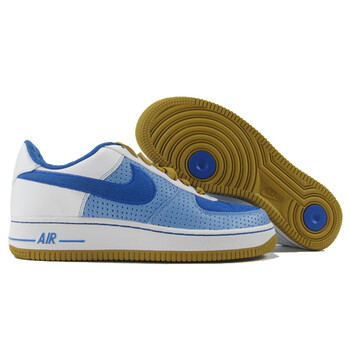 Nike/耐克 315517-442 AIR FORCE 1 PREMIUM NS(GS) CF 女士板鞋 蓝色 38.5