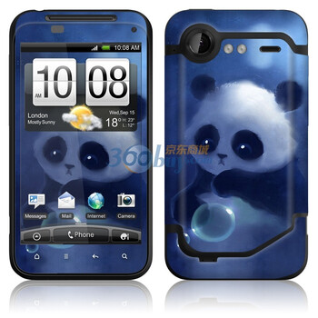 ideaSkin HTC Incredible S / G11 / 惊艳 / S710e 熊猫 外壳保护套皮贴膜 DAVD032158