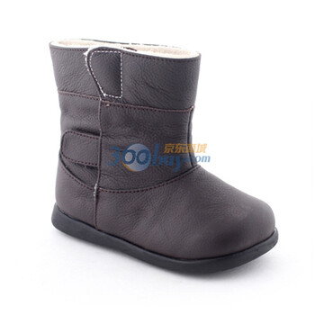 小蓝羊 城市婴童鞋 童皮鞋 秋冬新品 女童鞋 UI-C301 深棕色 27