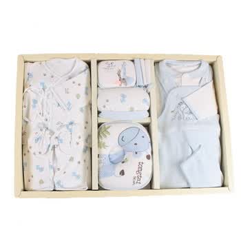 童泰 F2690 宝宝服饰 新生儿用品婴儿礼盒套装 婴儿童装内衣 蓝色 均码