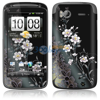 ideaSkin HTC G14/Sensation XE/Z710e/金字塔/Pyramid 奢华花束 外壳保护套皮贴膜 DAYA010285
