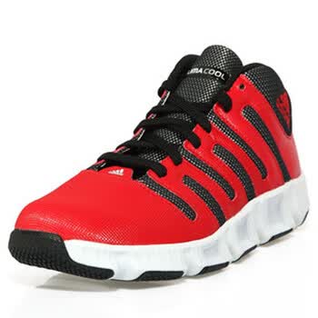 阿迪达斯 Adidas 2011年新款男篮球鞋 大红 44