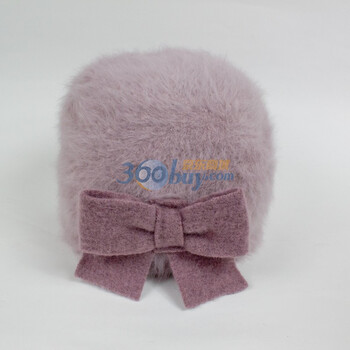 伊点饰品　ELENADIVIES 新款正品　简约蝴蝶缀饰时尚秋冬时装单帽087200082 帽子 紫色 57cm