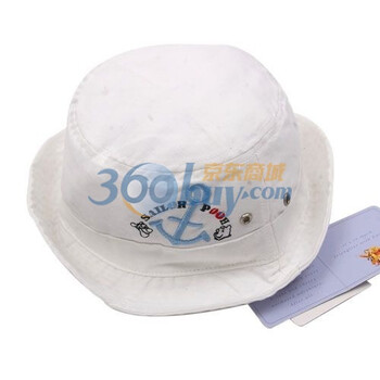 Disney/迪士尼童帽 帽子 维尼熊边帽W07MQ3503 白色 56