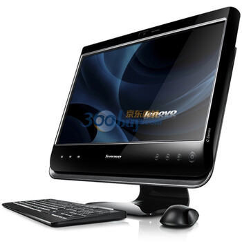 联想（Lenovo）C200 一体电脑（双核D525 2G内存 320G硬盘 DVD刻录 18.5英寸）黑色