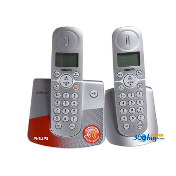 飞利浦（PHILIPS) DCTG6222S/93数字无绳电话子母机(银色）