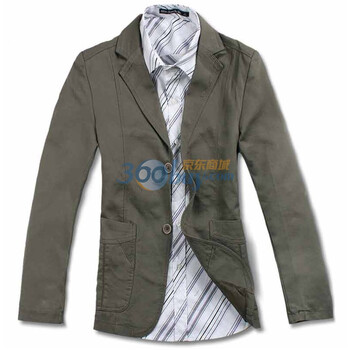 【OBM】12春新款男外套英伦修身西服男士休闲西装12XZ001 灰色 165