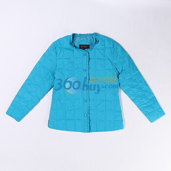 雪中飞羽绒服 女短款保暖内恤 XR8146 天蓝色 185/104A(XXXL)