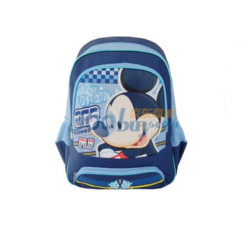 迪士尼/Disney 米奇米妮小学生双肩书包 CL-M0386 粉/蓝两色可选 蓝色