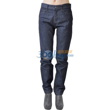 JNBY江南布衣怀旧直筒 牛仔裤 50636M4 深蓝色 XL