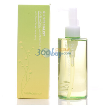 菲诗小铺 The face shop 精油专家-抗衰老卸妆精油（绿茶）绿200ml 6906