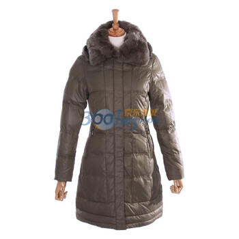 杰奥羽绒服5988 2011新款上市 女士中长款 修身时尚 深米 180/100A(XXL)