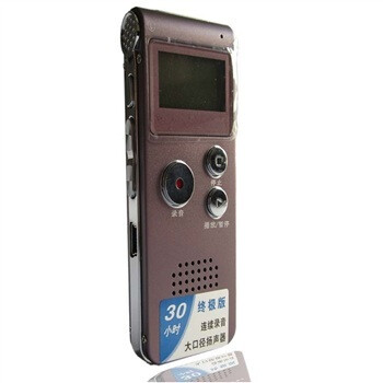 紫光电子（Uniscom）录音笔 UC-60 8G 终极版 金属机身 30小时超长待机 MP3外放 香槟色