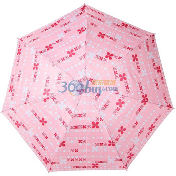 梅花 三折外翻铅笔伞—悠闲雨情 粉色